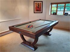 Signature Huntsman Walnut Pool Dining Table: 7ft