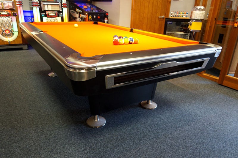 Signature Lincoln American Pool Table - Low Angle