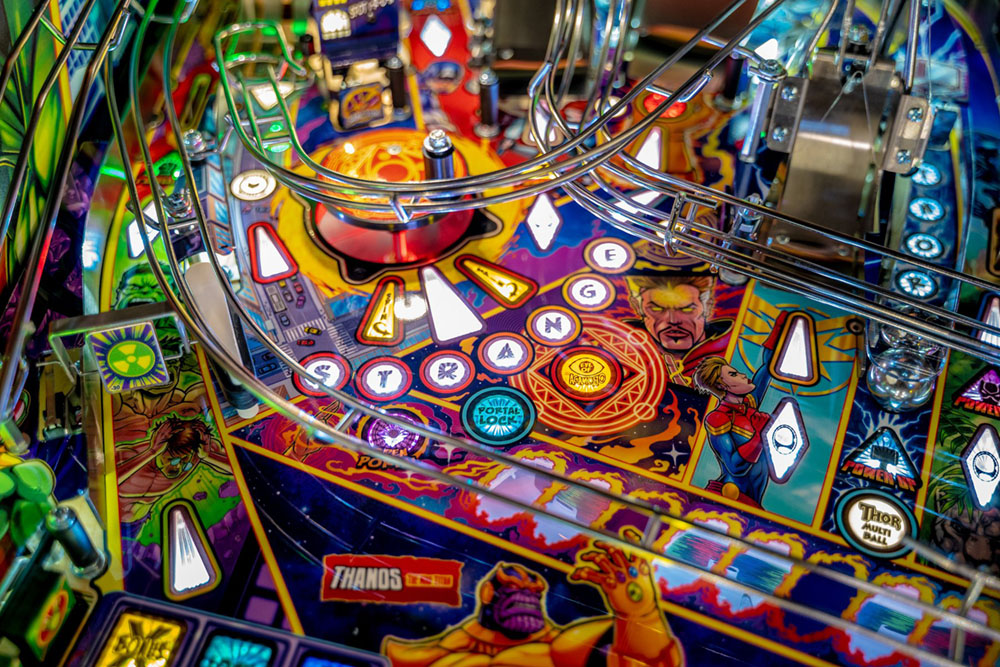 Avengers Infinity Quest Premium/LE Pinball Machine - Dr. Strange Spinner (Open)