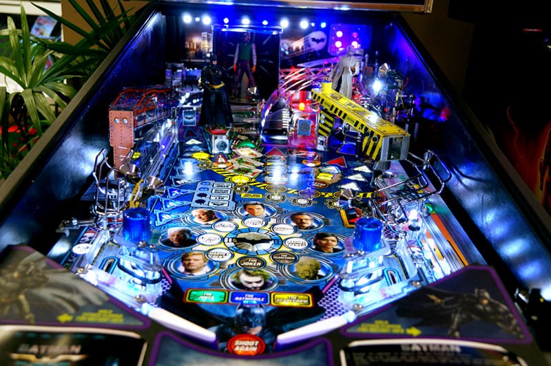 Batman STERN Pinball Machine - Playfield View