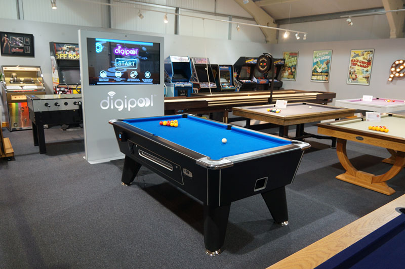 Signature Tournament Pro Edition English Pool Table - In Showroom