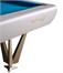 Bilhares Carrinho Space Pro American Pool Table in White (Edge)