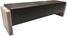 Sam Leisure Pool Table Bench in Rustic Oak