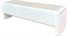 Sam Leisure Pool Table Bench in Gloss White