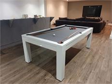 Signature Hawkes Pool Dining Table - High Gloss White: 6ft, 7ft