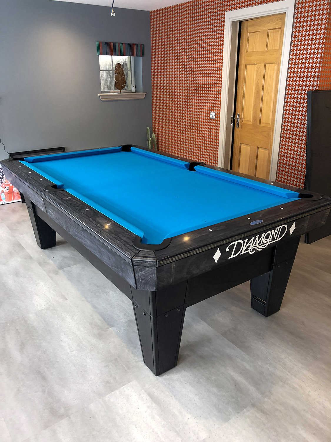 7ft Pro-Am Pool Table in Black – D&L Billiards