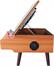 ArcadePro Triton Coffee Table Arcade Machine In Natural Wood - Side (Screen Up)