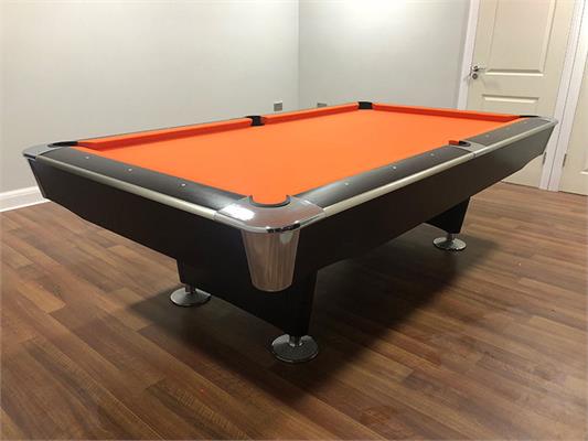 Signature Jefferson American Pool Table: Black - 7ft, 8ft