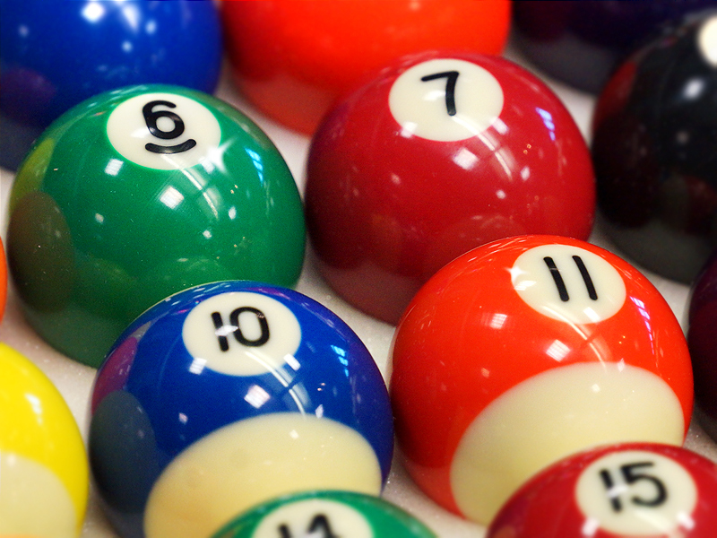 2 1/4” Spots and Stripes Pool Balls Free Delivery!