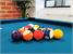 2 1/4” Aramith "Premier" Spots and Stripes Pool Balls