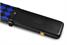 2696-BLAROY-SD - Black and Royal Blue Small Diamond Leather Case - Close Up