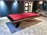 Palmyre Pool Table Black Satin - Natural Walnut