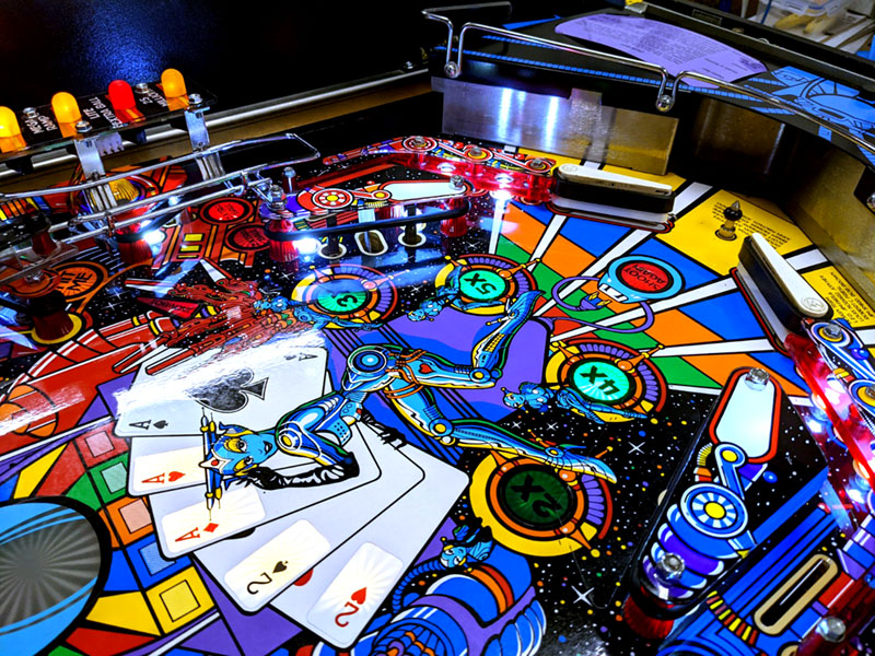 Jack*Bot Pinball Machine - Flippers