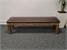 Signature Upholstered Bench - Silver mist - Front