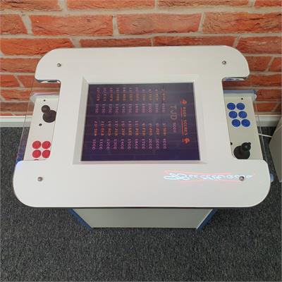 GamePro Invader 60 Cocktail Arcade Machine - White
