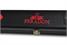2656-BLAREDARR - Black & Red Arrow Clubman 3/4 Jointed Cue Case - Embroidery