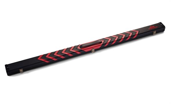 3/4 Jointed Black & Red Arrow Clubman Cue Case