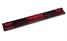 2656-BLAREDARR - Black & Red Arrow Clubman 3/4 Jointed Cue Case - Open