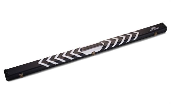3/4 Jointed Black & White Arrow Clubman Cue Case