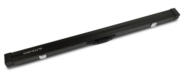 Black Aluminium 3/4 Jointed Cue Case With Foam Interior