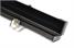 2693-BLA - Black Aluminium 3/4 Jointed Cue Case - End Open