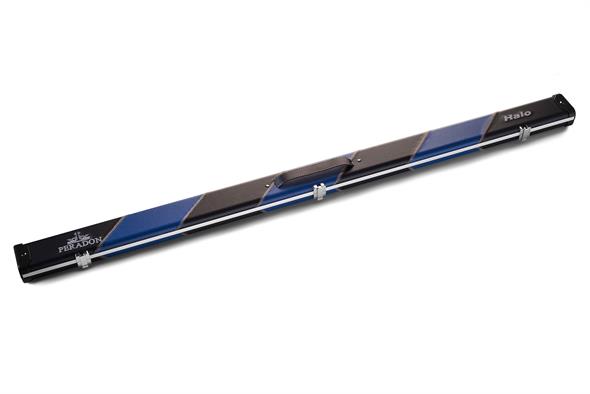 Black & Blue Stripe 3/4 Jointed Halo Cue Case