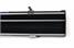 2674-BLABLUSTR - Black & Blue Stripe 3/4 Halo Cue Case - Open End