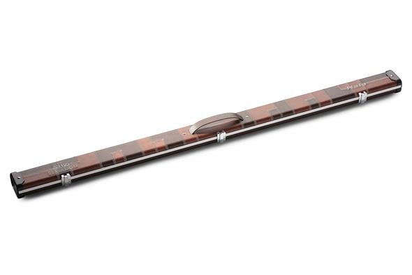 Brown & Tan Patchwork 3/4 Jointed Halo Cue Case