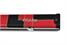 2674-BLAREDPAT - Black & Red Patchwork 3/4 Halo Cue Case - Closed End