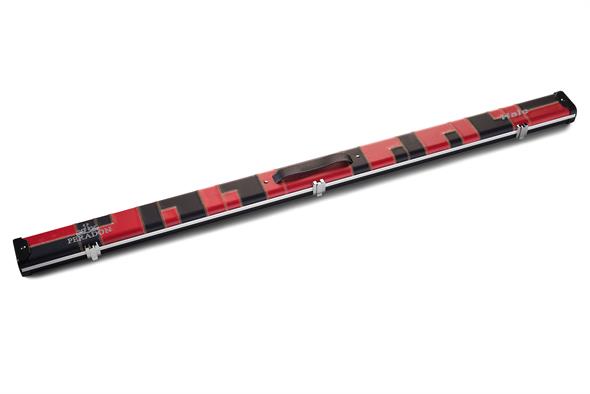 Black & Red Patchwork 3/4 Jointed Halo Cue Case