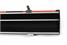 2674-BLAREDPAT - Black & Red Patchwork 3/4 Halo Cue Case - Open End