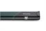 2674-BLAGRNSTR - Black & Green Stripe 3/4 Halo Cue Case - Closed End