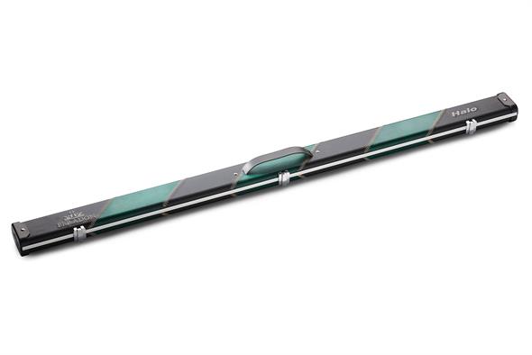 Black & Green Stripe 3/4 Jointed Halo Cue Case