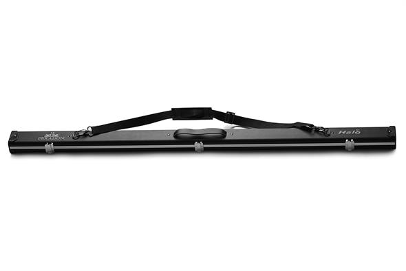 Black 3/4 Jointed Halo-GO Cue Case With Shoulder Strap