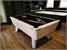 Supreme Winner Pool Table in Concrete Finish with Black Cloth - Installation Picture