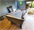 Supreme Winner Pool Table in Concrete Finish with Grey Cloth - Installation Picture