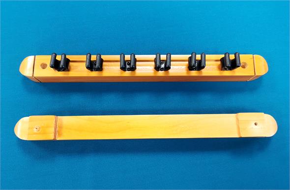 Signature Oak 6 Cue Rack