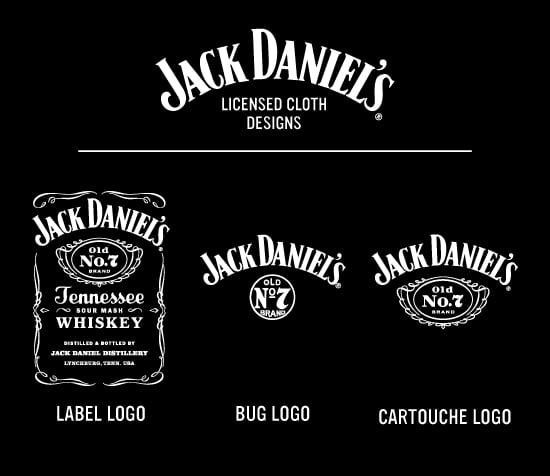 Jack Daniels Cloth Swatch Card