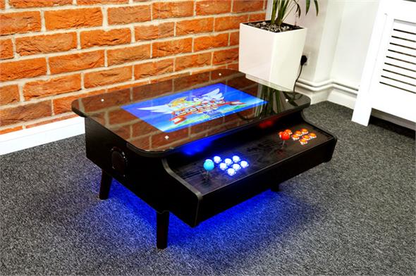 ArcadePro Triton Coffee Table Arcade Machine in Black: Warehouse Clearance