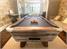 Supreme Winner Pool Table in Vintage Festival Finish with Grey Cloth - Installation Picture