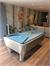 Sam Atlantic Champion BAPTO (Silver Titanium) Pool Table - Powder Blue Cloth