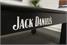 Jack Daniel's Oxford Pool Table - Black - Logo Close Up 2