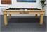 Jack Daniel's Oxford Pool Table - Oak - Side Top Down