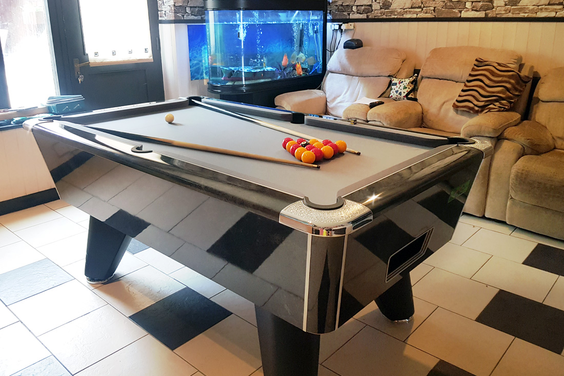 Supreme Winner Pool Table Black Marble 6ft, 7ft Free Delivery