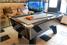 Supreme Winner Pool Table in Black Marble Finish with Grey Cloth - Installation Picture