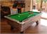 Supreme Winner Pool Table in Vintage Festival Finish with Green Cloth - Installation Picture