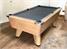 Supreme Winner Pool Table in Oak Finish With Grey Cloth - Installation Picture