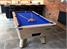 Supreme Winner Pool Table in Oak Finish With Blue Cloth - Installation Picture