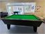Classic Pool Table - Black Finish - Green Cloth - Installation