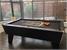 Classic Pool Table - Black Finish - Jack Daniel's Cloth - Installation